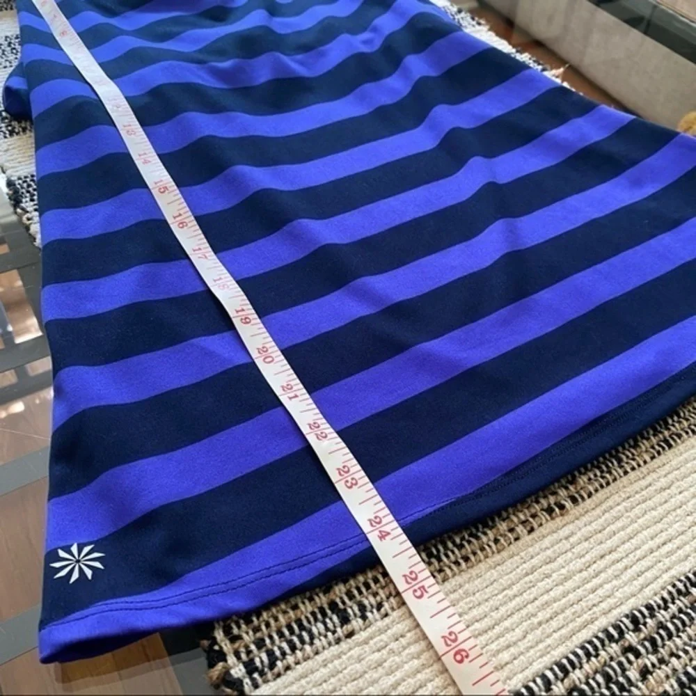 Athleta Optimism Tank Bold Stripe Top Purple Stripe Medium - Picture 12 of 15